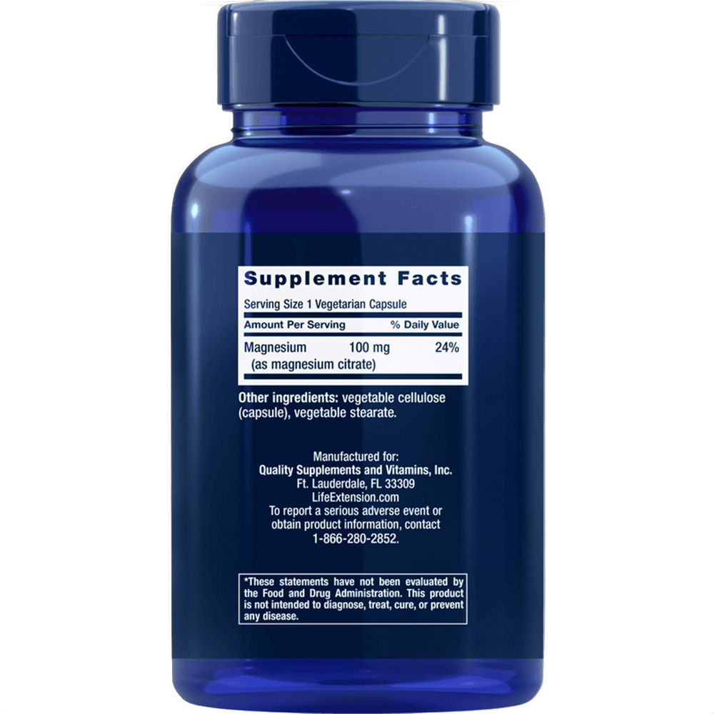 Magnesio (citrato), 100 mg