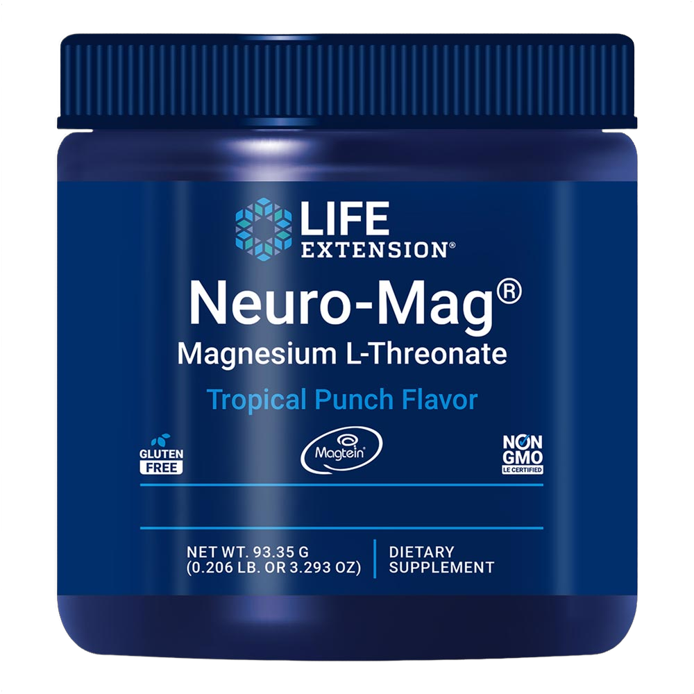 Neuro-Mag, Magnesium-L-Threonat, Geschmack Tropical Punch
