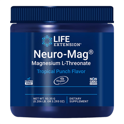 Neuro-Mag, Magnesium-L-Threonat, Geschmack Tropical Punch