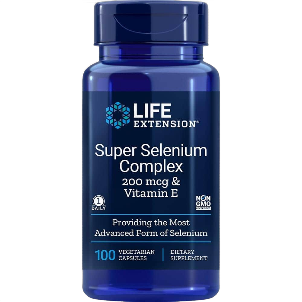 Super, Complejo super selenio y vitamina E, 200 mcg