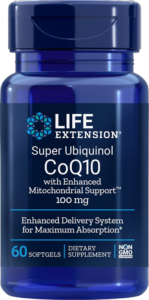 Super, Ubiquinolo CoQ10 con supporto mitocondriale potenziato, 100 mg