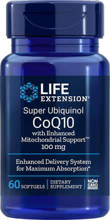 Super, Ubiquinol CoQ10 con apoyo mitocondrial mejorado, 100 mg