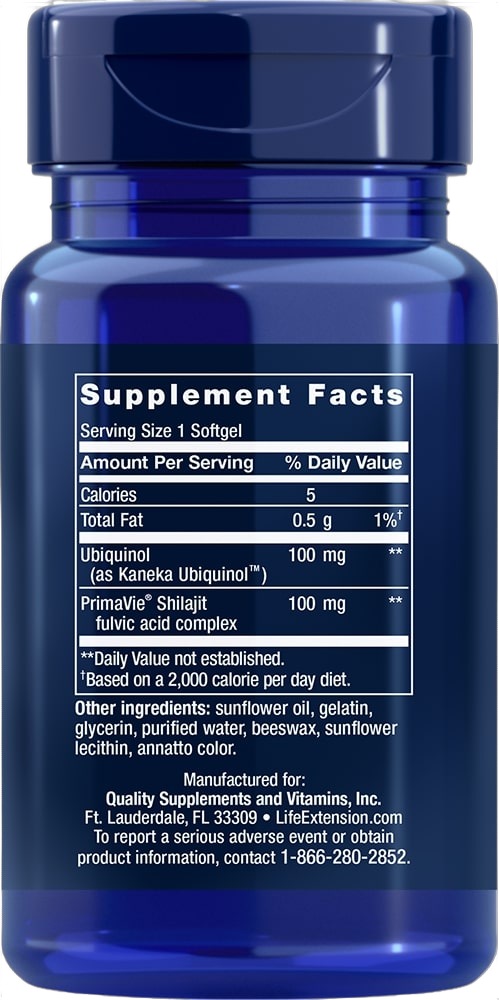 Super, Ubiquinolo CoQ10 con supporto mitocondriale potenziato, 100 mg
