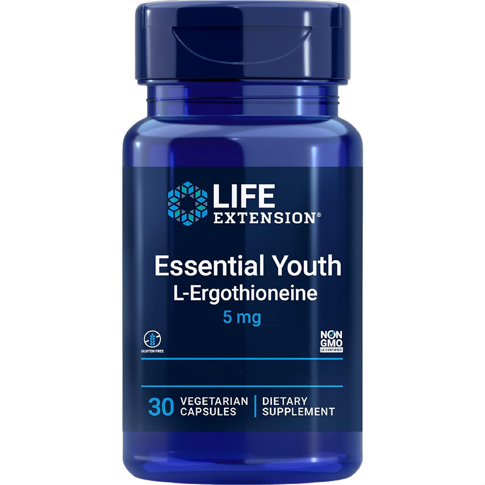 L-ergotioneina essenziale per la giovinezza, 5 mg
