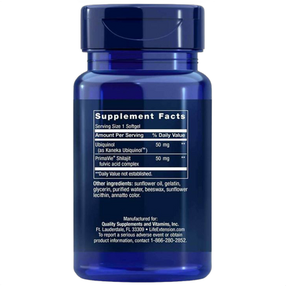 Super Ubiquinol CoQ10 with Enhanced Mitochondrial Support, 50mg
