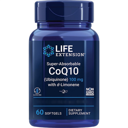 CoQ10 (ubichinone) super assorbibile con d-limonene, 100 mg