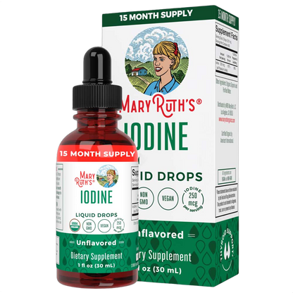 Gotas de yodo, sin sabor
