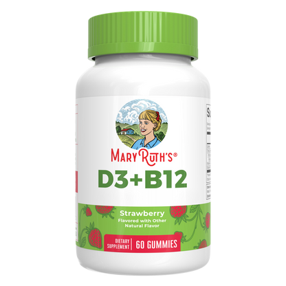 Vitamine D3+B12, saveur fraise