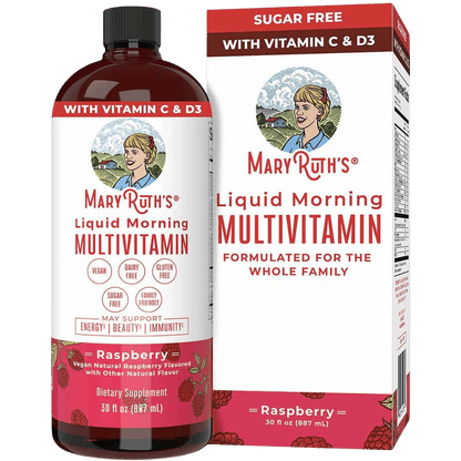 Liquid Morning, Multivitamínico, frambuesa
