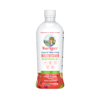 Liquid Morning, Multivitamines Essentials+, punch aux fruits