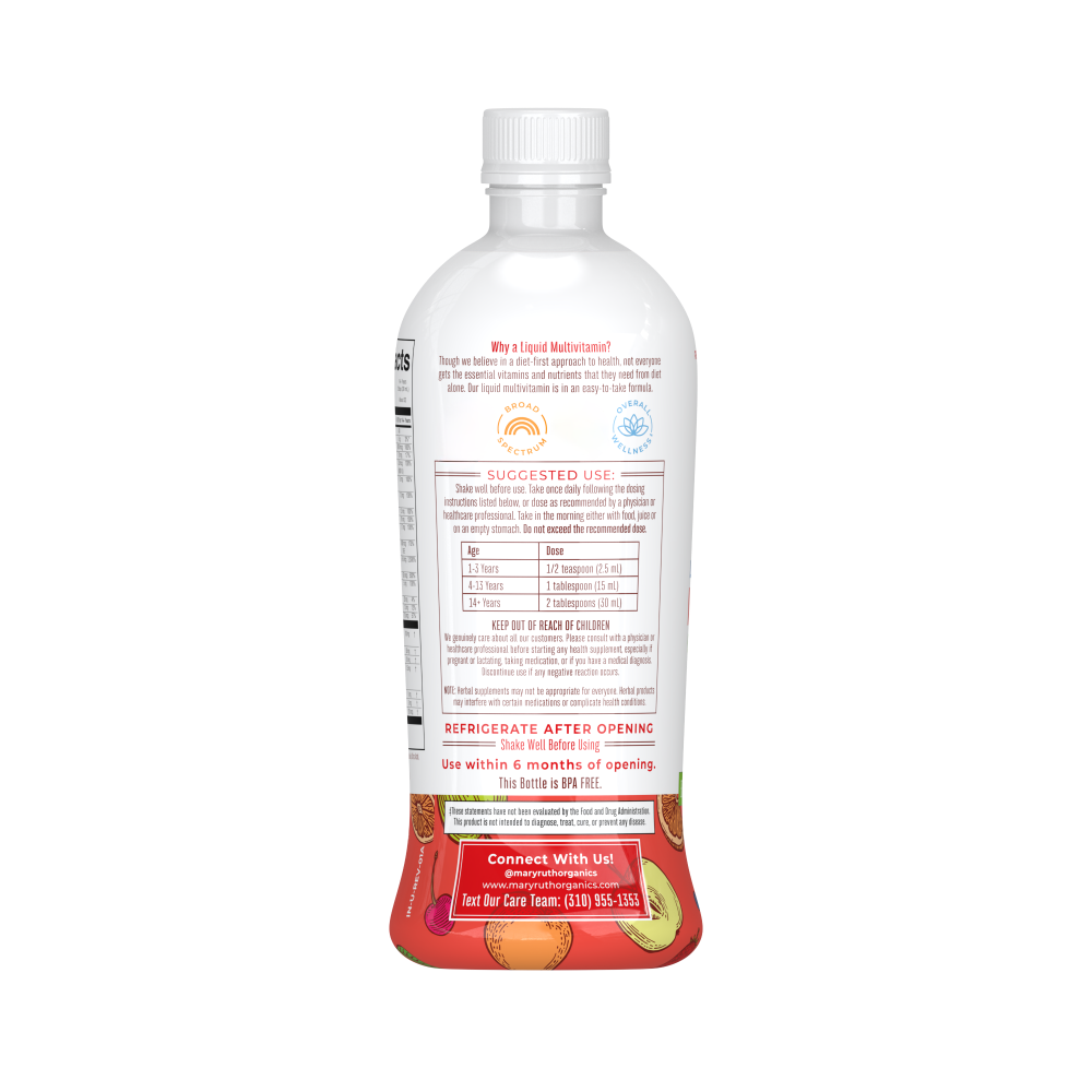 Liquid Morning, Multivitamines Essentials+, punch aux fruits