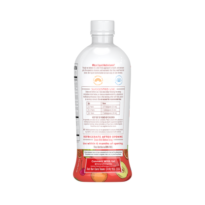 Liquid Morning, Multivitamines Essentials+, punch aux fruits