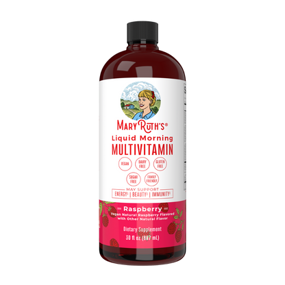 Liquid Morning, Multivitamínico, frambuesa