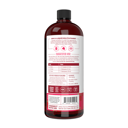 Liquid Morning, Multivitamínico, frambuesa