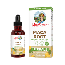 Gotas líquidas de raíz de maca