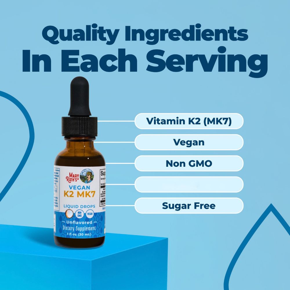 Vegane K2 (MK7)-Tropfen, geschmacksneutral