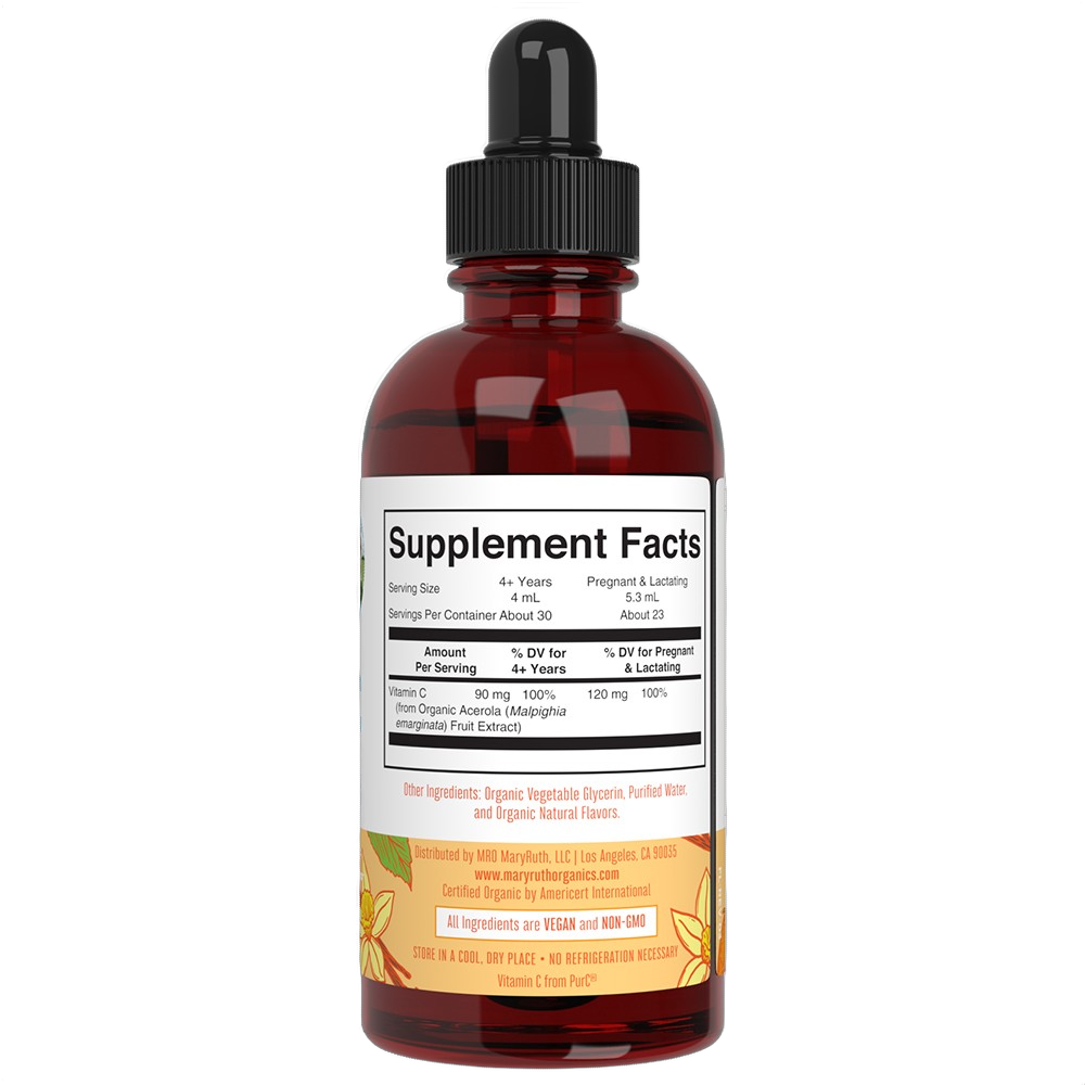 Vitamin C Drops, Orange Vanilla Flavour