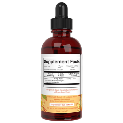 Vitamin C Drops, Orange Vanilla Flavour