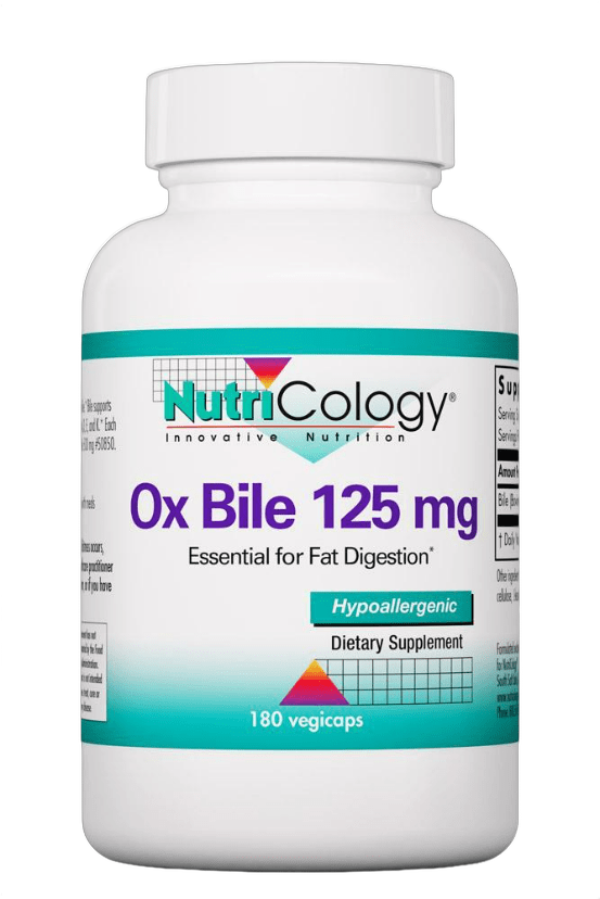 Bile de buey, 125 mg