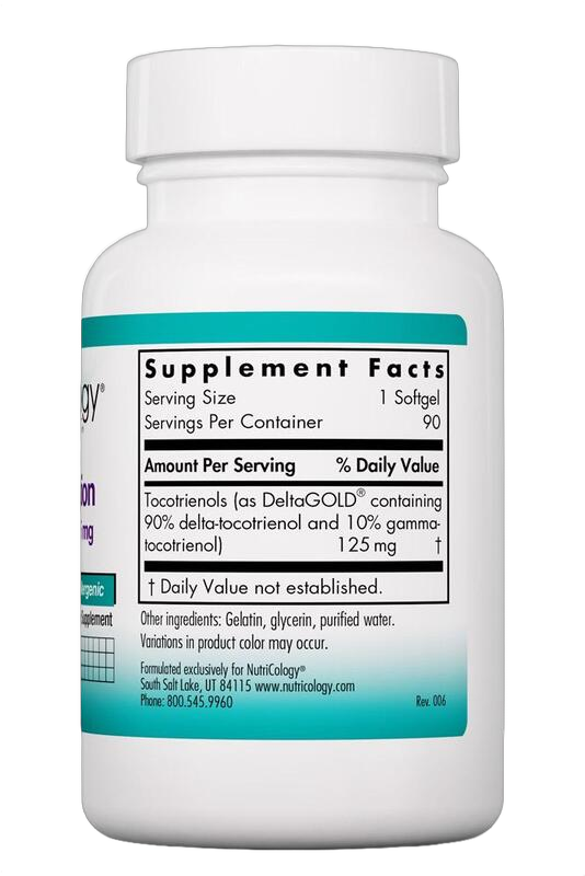 Delta-Fraction Tocotrienols, 125 mg