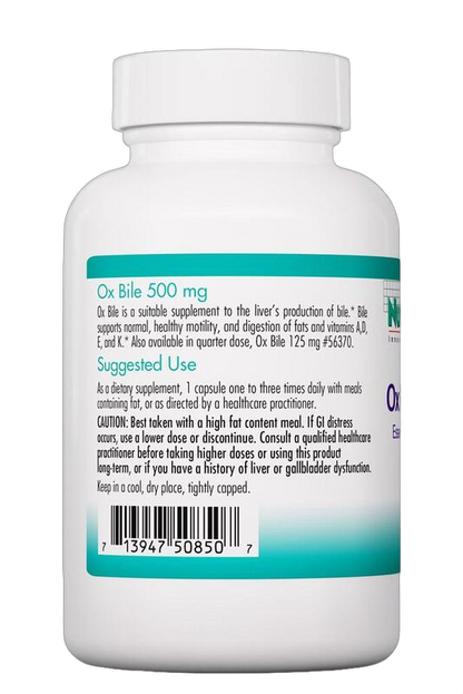 Bile di bue, 500 mg