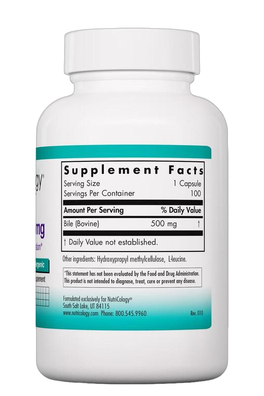 Bile di bue, 500 mg