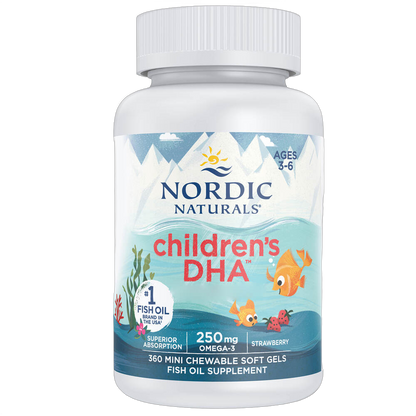 Children's DHA, (Per bambini), 250 mg Omega-3, gusto fragola