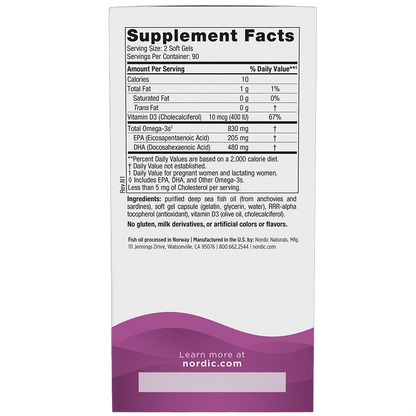 Prenatal DH, Omega-3 con vitamina D3, 830 mg