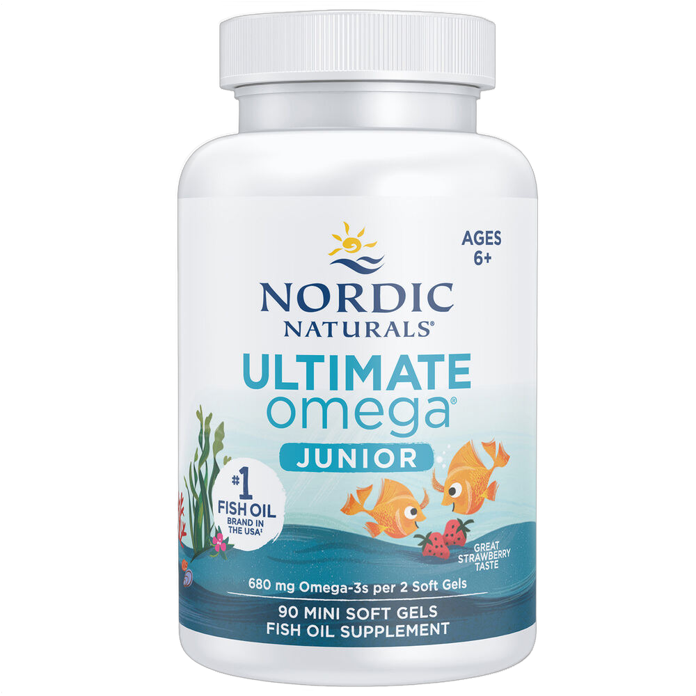 Ultimate Omega-3 Junior,, Aceite de pescado, 680 mg, sabor a fresa