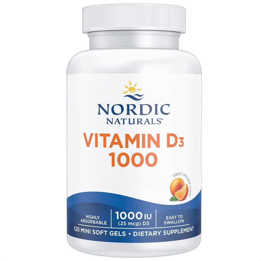 Vitamina D3, 1.000 UI, aroma arancia