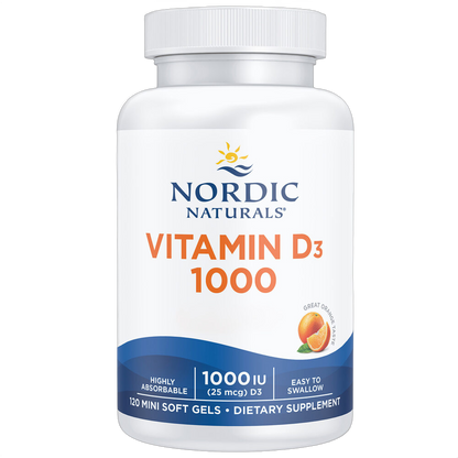 Vitamina D3, 1.000 UI, aroma arancia