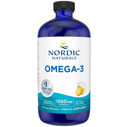 Olio di pesce Omega-3, 1.560 mg, aroma limone