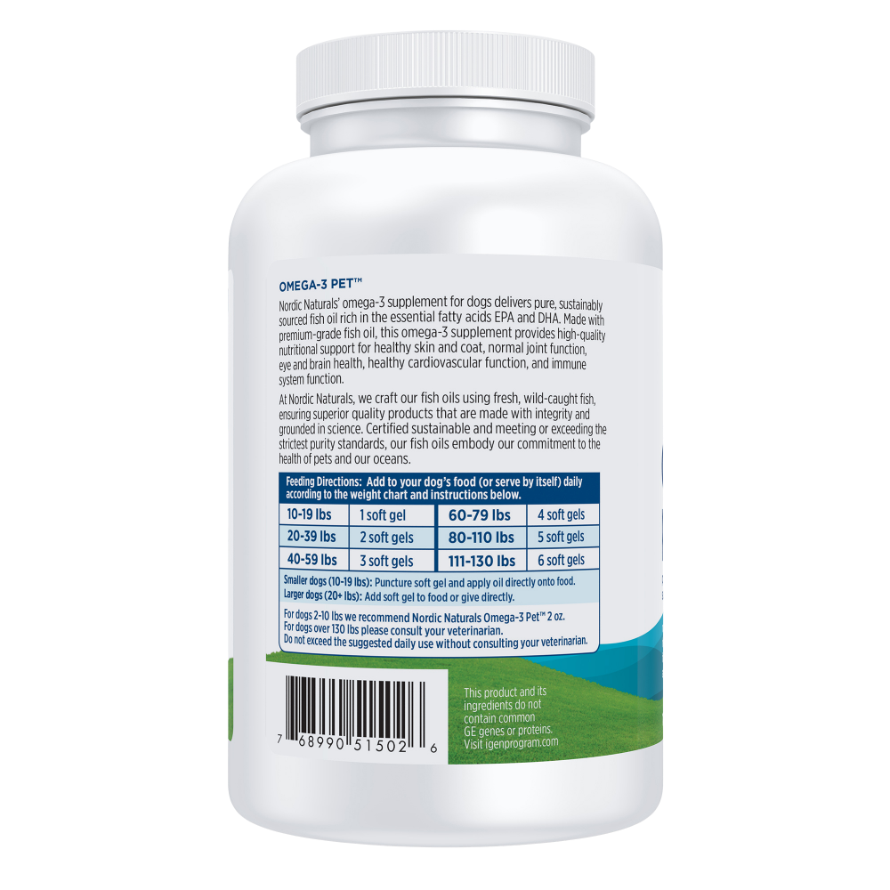Omega-3 per animali domestici