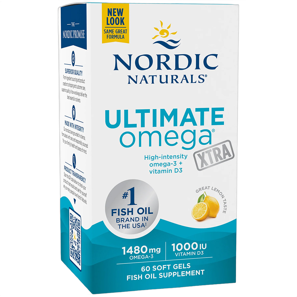 Ultimate Omega Xtra,, Aceite de pescado, 1.480 mg, sabor a limón