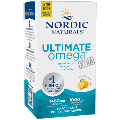 Ultimate Omega Xtra,, Aceite de pescado, 1.480 mg, sabor a limón