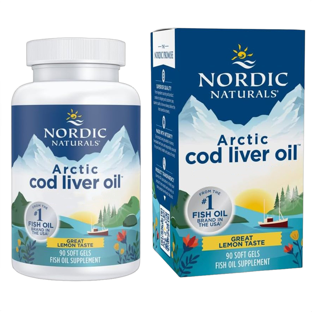 Arctic Cod Liver Oil, (huile de foie de morue), 750 mg