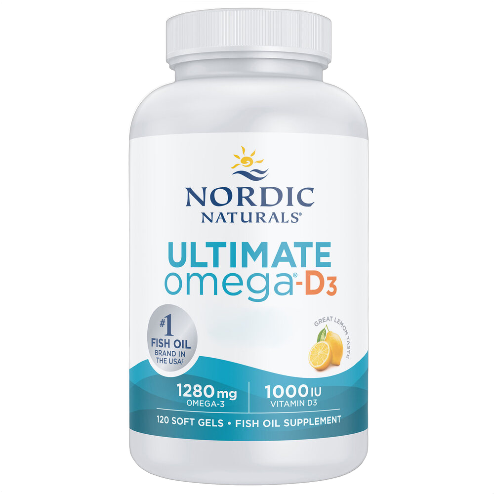 Ultimate Omega-D3, Olio di pesce, 1.280 mg, aroma limone