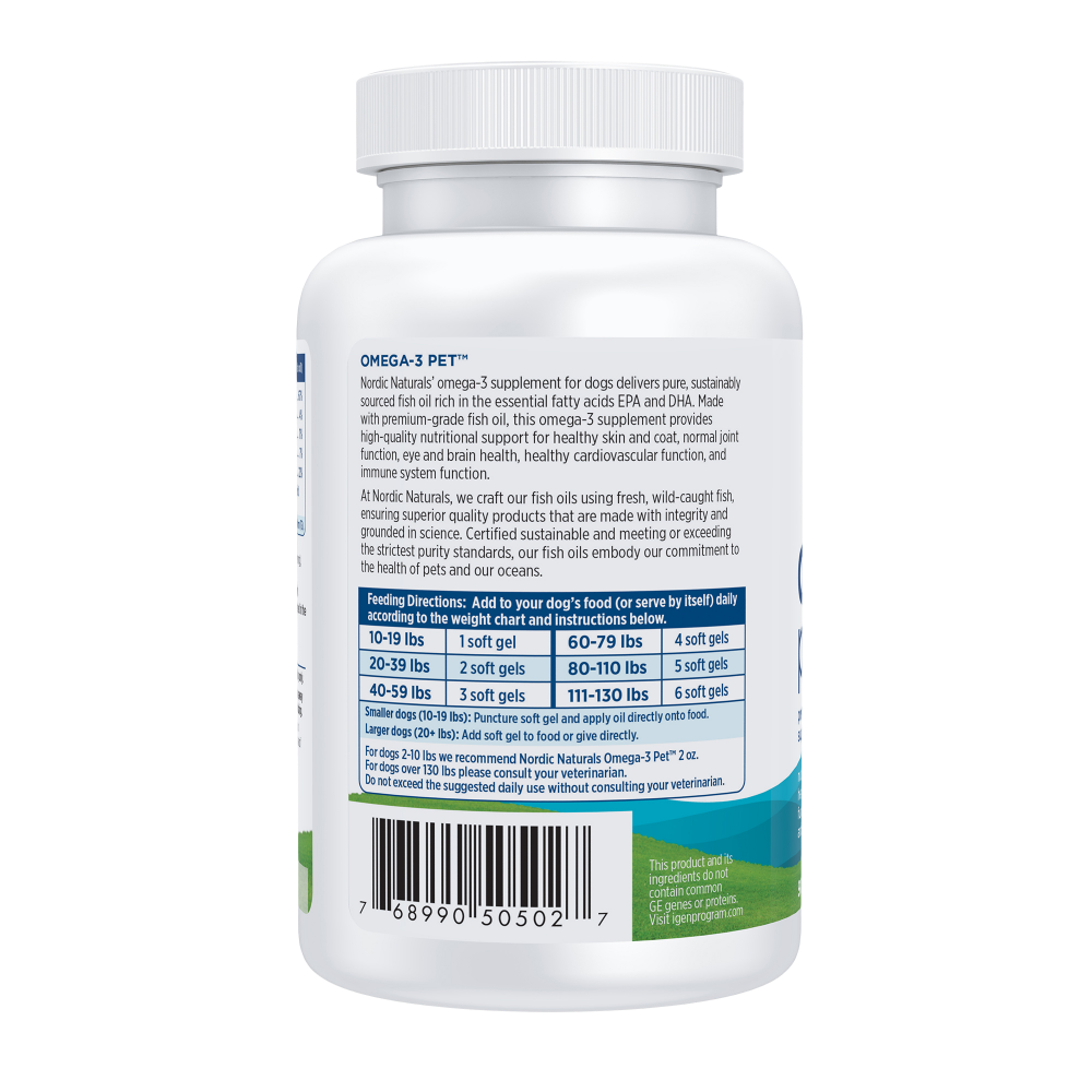 Omega-3 per animali domestici