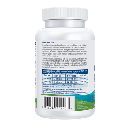 Omega-3 per animali domestici