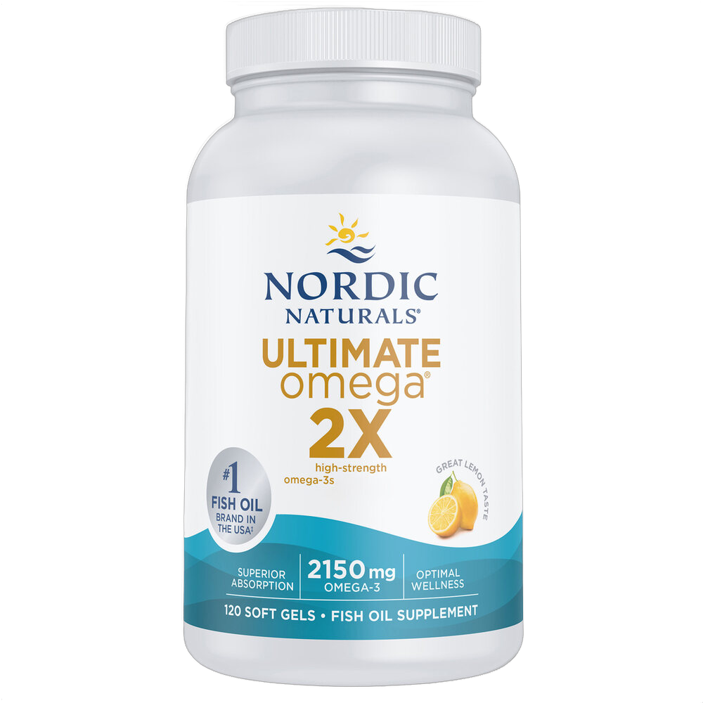 Ultimate Omega 2X,, Olio di pesce Omega-3, 2.150 mg