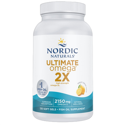 Ultimate Omega 2X,, Olio di pesce Omega-3, 2.150 mg