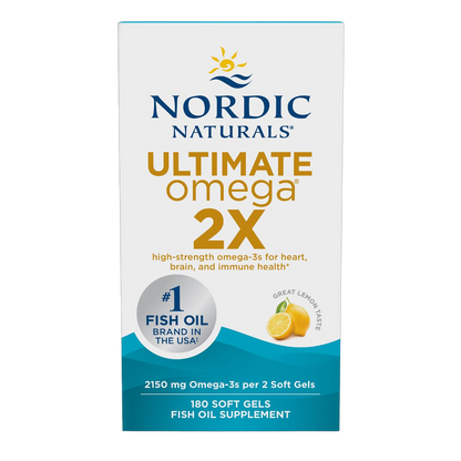 Ultimate Omega 2X,, Olio di pesce Omega-3, 2.150 mg
