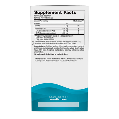 Ultimate Omega 2X,, Olio di pesce Omega-3, 2.150 mg