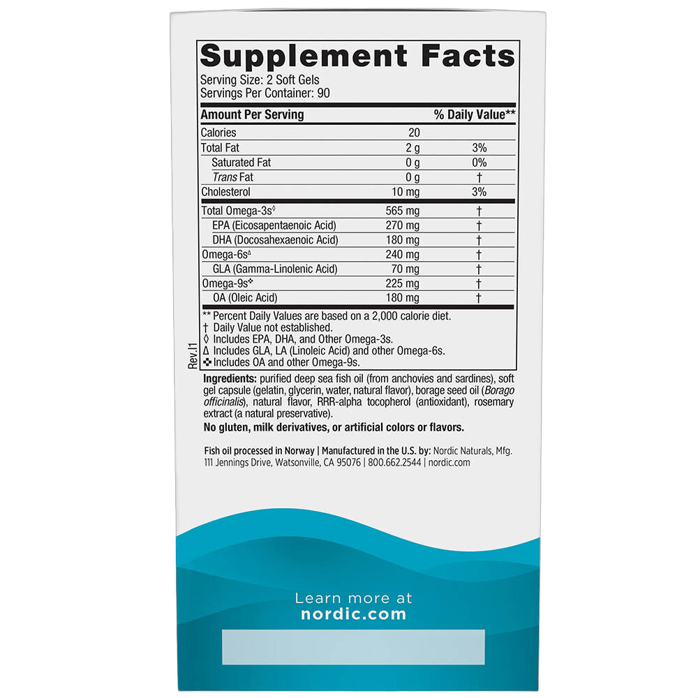 Complete Omega, Omega-3-Fischöl, Zitronengeschmack