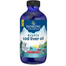 Arctic Cod Liver Oil, (aceite de hígado de bacalao), 1.060 mg de omega-3, fresa