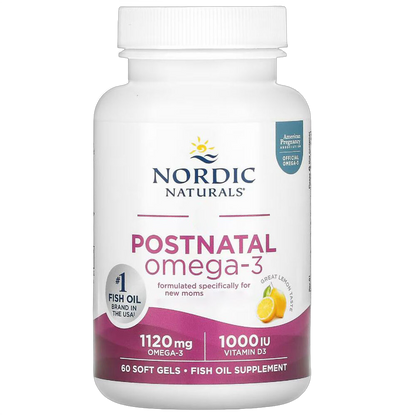 Omega-3 nach der Geburt, 560 mg, Zitrone