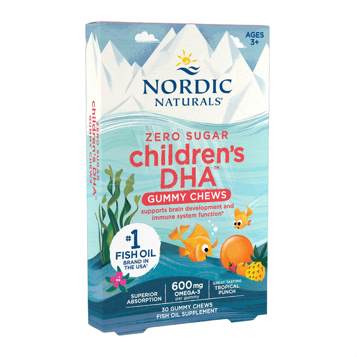 Zero Sugar Children's DHA Gummies, 600 mg