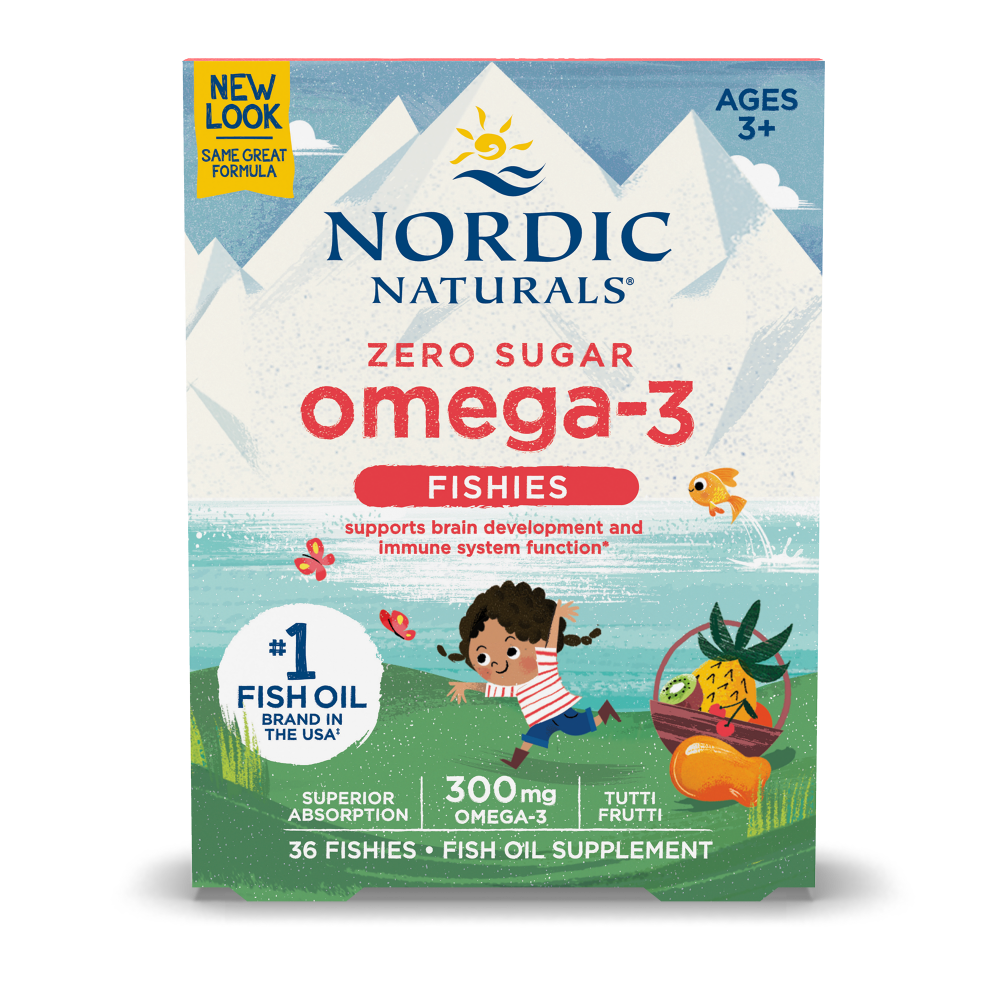 Nordic Omega-3 Fishies, 300 mg Yummy Tutti Frutti Taste