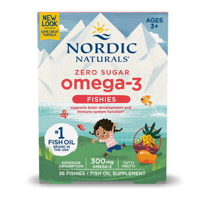 Nordic Omega-3 Fishies, 300 mg Yummy Tutti Frutti Taste