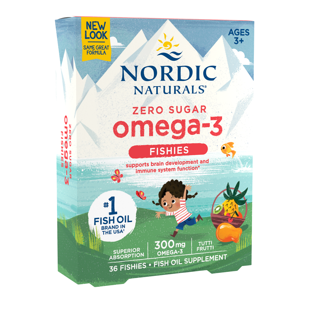 Nordic Omega-3 Fishies, 300 mg Yummy Tutti Frutti Taste